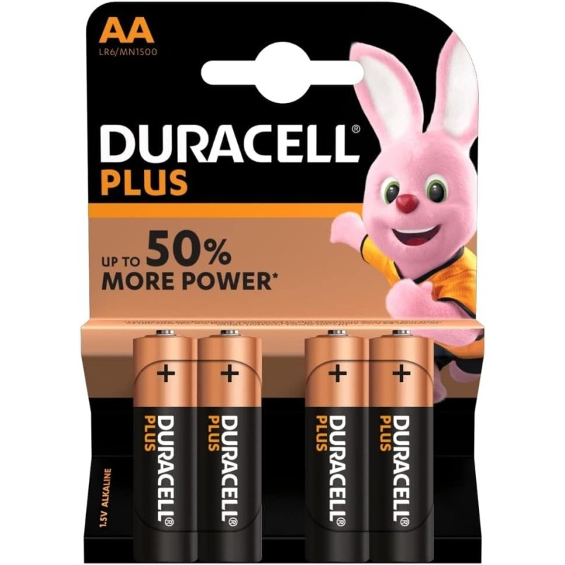 Pack 4 Pilas AA Duracell Pack 4 Pilas AA Duracell