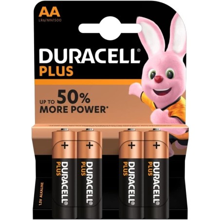 Pack 4 Pilas AA Duracell