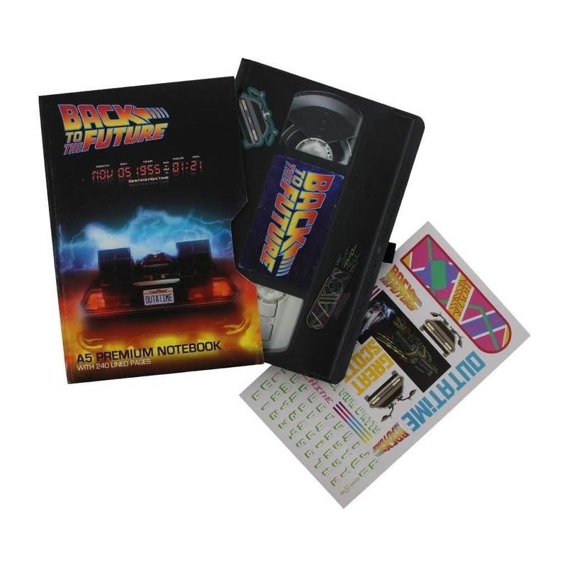Cuaderno A5 Regreso al futuro Premium Cuaderno A5 Regreso al futuro Premium