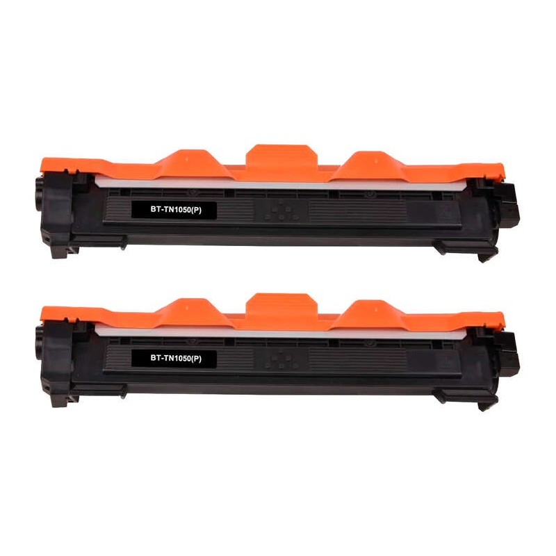 Brother TN1050 Negro Pack de 2 Cartuchos Compatibles Brother TN1050 Negro Pack de 2 Cartuchos Compatibles