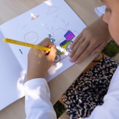 Milan Cuaderno para Colorear Let's Go Trip