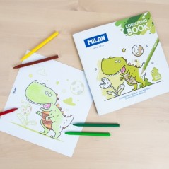Milan Cuaderno para Colorear Dino Land