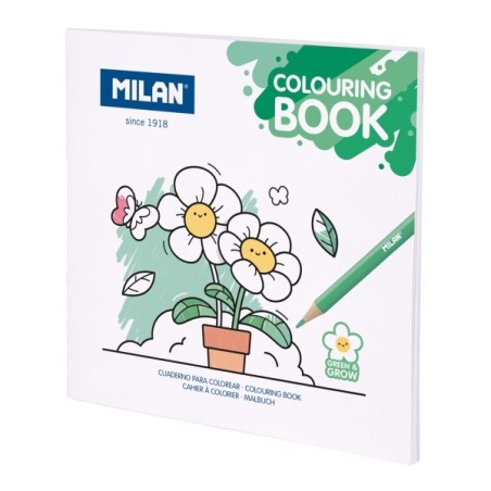 Milan Cuaderno para Colorear Green & Grow