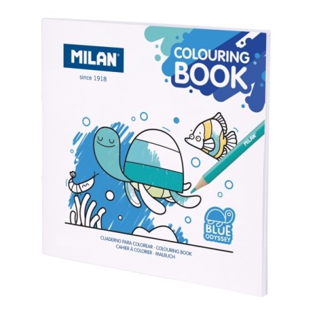 Milan Cuaderno para Colorear Blue Odyssey
