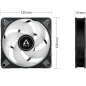 Ventilador Arctic P12 PWM PST A-RGB/ 12cm/ Negro Ventilador Arctic P12 PWM PST A-RGB/ 12cm/ Negro