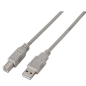 Cable USB 2.0 Impresora Aisens A101-0002/ USB Tipo-B Macho - USB Macho/ 1.8m/ Beige Cable USB 2.0 Impresora Aisens A101-0002/ USB Tipo-B Macho - USB Macho/ 1.8m/ Beige