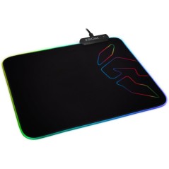 Alfombrilla Krom Knout RGB con Iluminación LED/ 320 x 270 x 3 mm