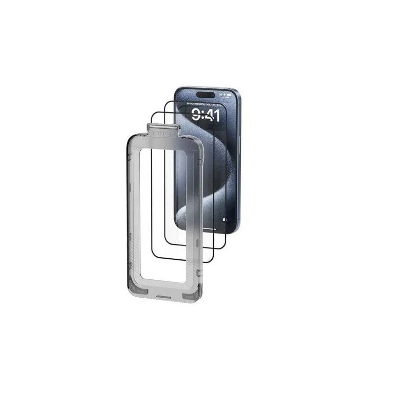 Iphone 15 Plus Protector Cristal Templado Compatible Vention Kuktcc-20 Iphone 15 Plus Protector Cristal Templado Compatible Vention Kuktcc-20