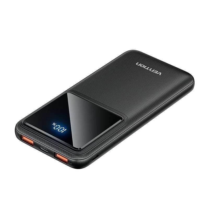 Powerbank 10000mAh Vention FHKB0/ 22.5W/ Negra Powerbank 10000mAh Vention FHKB0/ 22.5W/ Negra