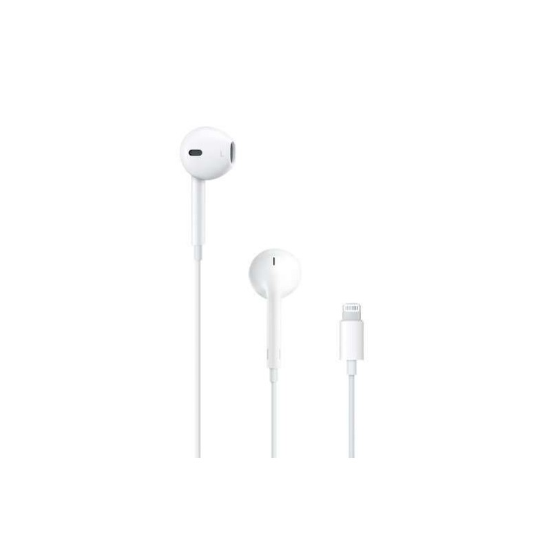 Apple EarPods Auriculares Lightning con Microfono y control de Volumen - Blanco