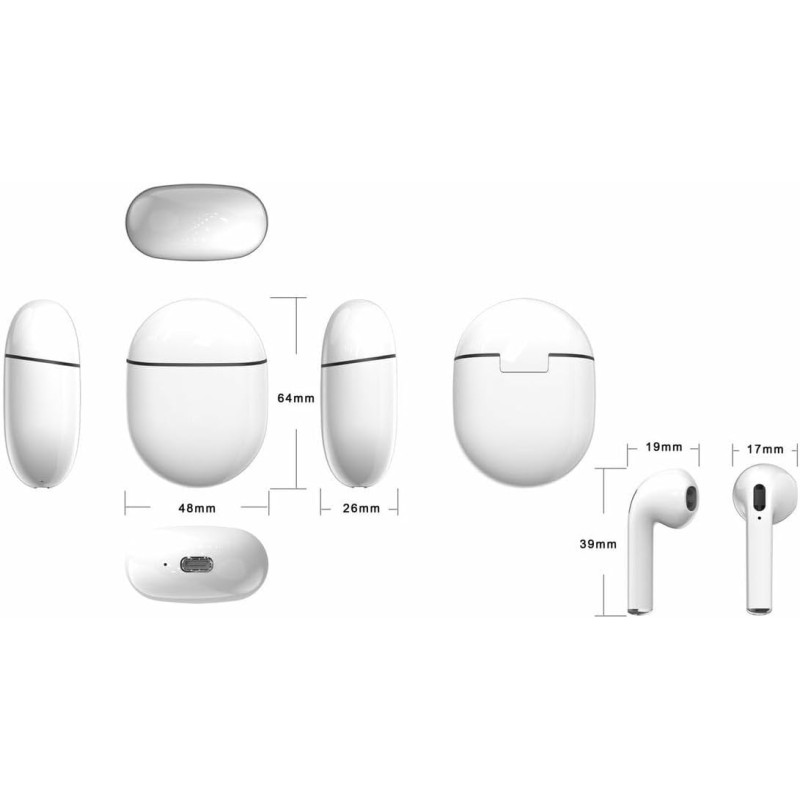 Auriculares Inalámbricos con Estuche de Carga Daewoo Auriculares Inalámbricos con Estuche de Carga Daewoo