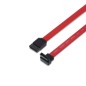 Aisens Cable SATA III Datos 6G Datos Acodado - 0.5m para Disco Duro SATA I - II - III SSD - Color Rojo Aisens Cable SATA III Datos 6G Datos Acodado - 0.5m para Disco Duro SATA I - II - III SSD - Color Rojo