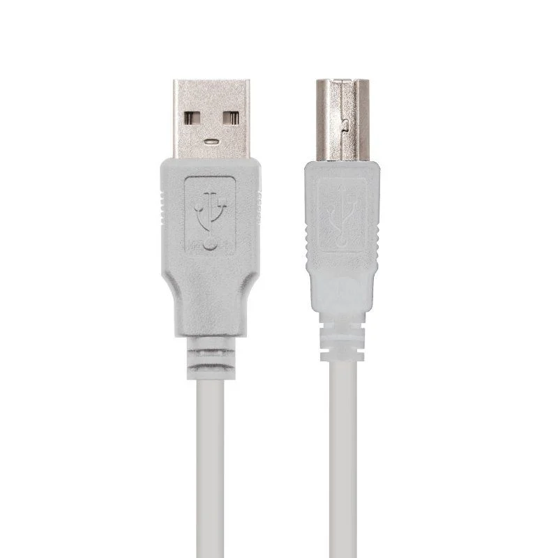 Cable de Impresora USB-A 2.0 Macho a USB-B Macho 1m Nanocable