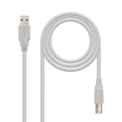 Cable de Impresora USB-A 2.0 Macho a USB-B Macho 1m Nanocable