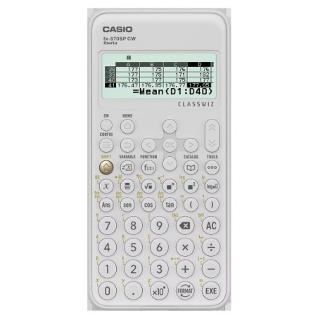 Casio Iberia FX-570SP Classwiz Calculadora Científica - 560 Funciones - Color Blanco
