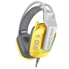 Auricular Gaming G10 Coolsound - Compatible con XBOX, PS5, PS4, Switch y PC - Amarillo