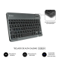 Funda con Teclado Keytab Pro Bluetooth para Tablets de 10.1"-10.8"- Gris Funda con Teclado Keytab Pro Bluetooth para Tablets de 10.1"-10.8"- Gris