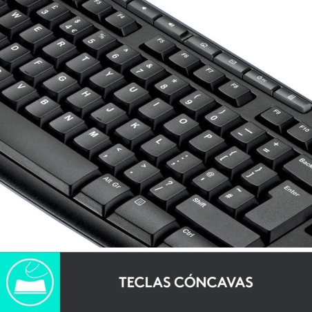 Teclado y Ratón Inalámbricos Logitech MK270