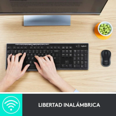 Teclado y Ratón Inalámbricos Logitech MK270