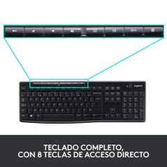 Teclado y Ratón Inalámbricos Logitech MK270