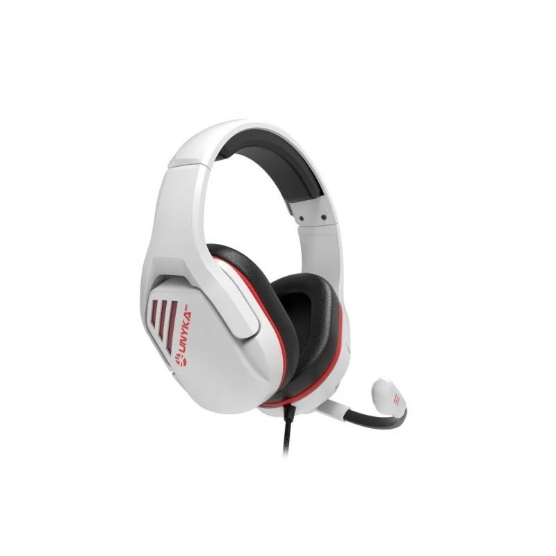 Auriculares Unykach Gaming Nova Gpro White 2.1 - Color Blanco