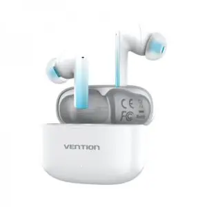 Auriculares Bluetooth 5.3 con Estuche de Carga - 6h Autonomia ELF E04 - Blanco